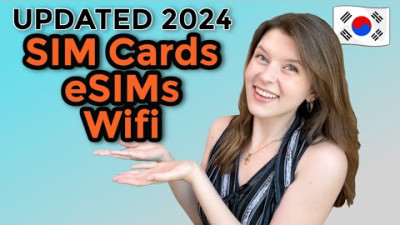 UPDATED SIM Cards, eSIM, and WiFi if you're traveling or moving to South Korea
