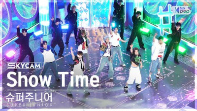 [항공캠4K] 슈퍼주니어 &#39;Show Time&#39; (SUPER JUNIOR Sky Cam)│@SBS Inkigayo 240616