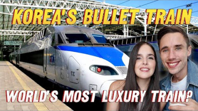 Riding Korea's FASTEST train ???????? | Bullet Train, Seoul to Busan, South Korea
